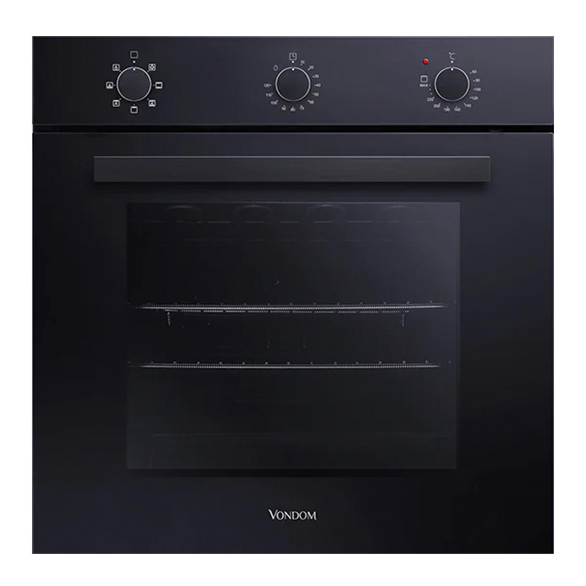 Horno Electrico Empotrable Vondom 60 Cm Negro 73 Litros Negro